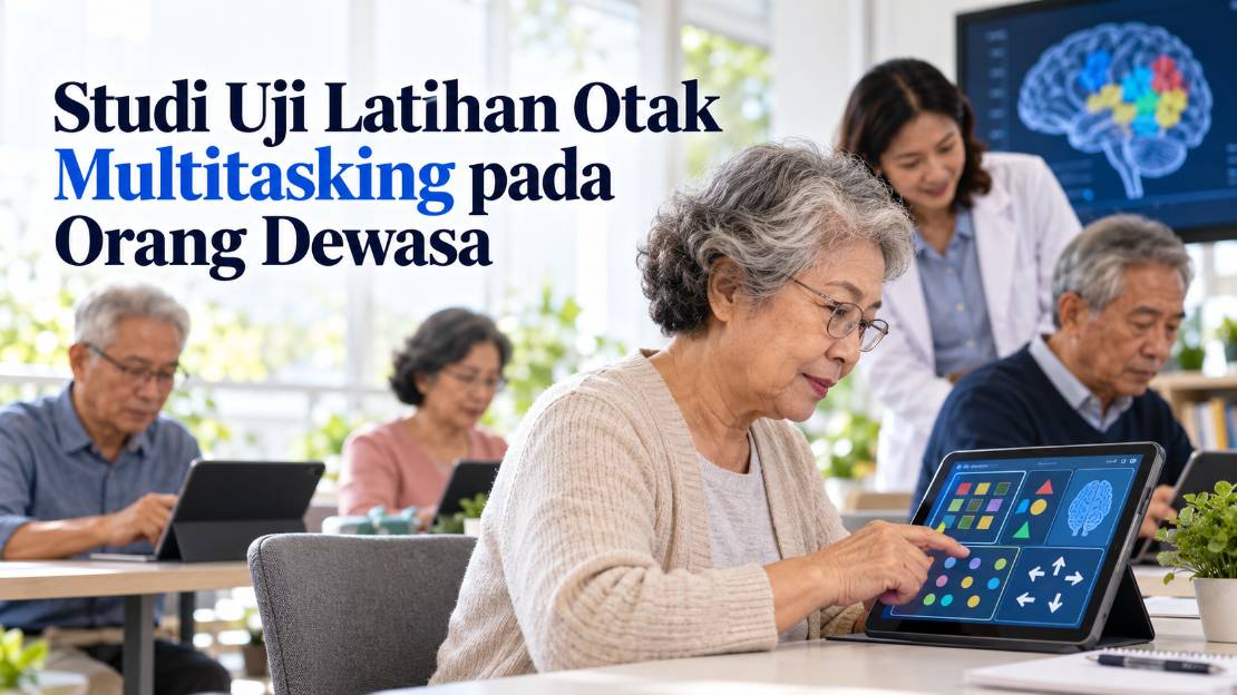 Studi Uji Latihan Otak Multitasking pada Orang Dewasa